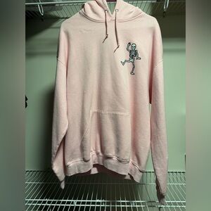 Pink Skeleton Hoodie